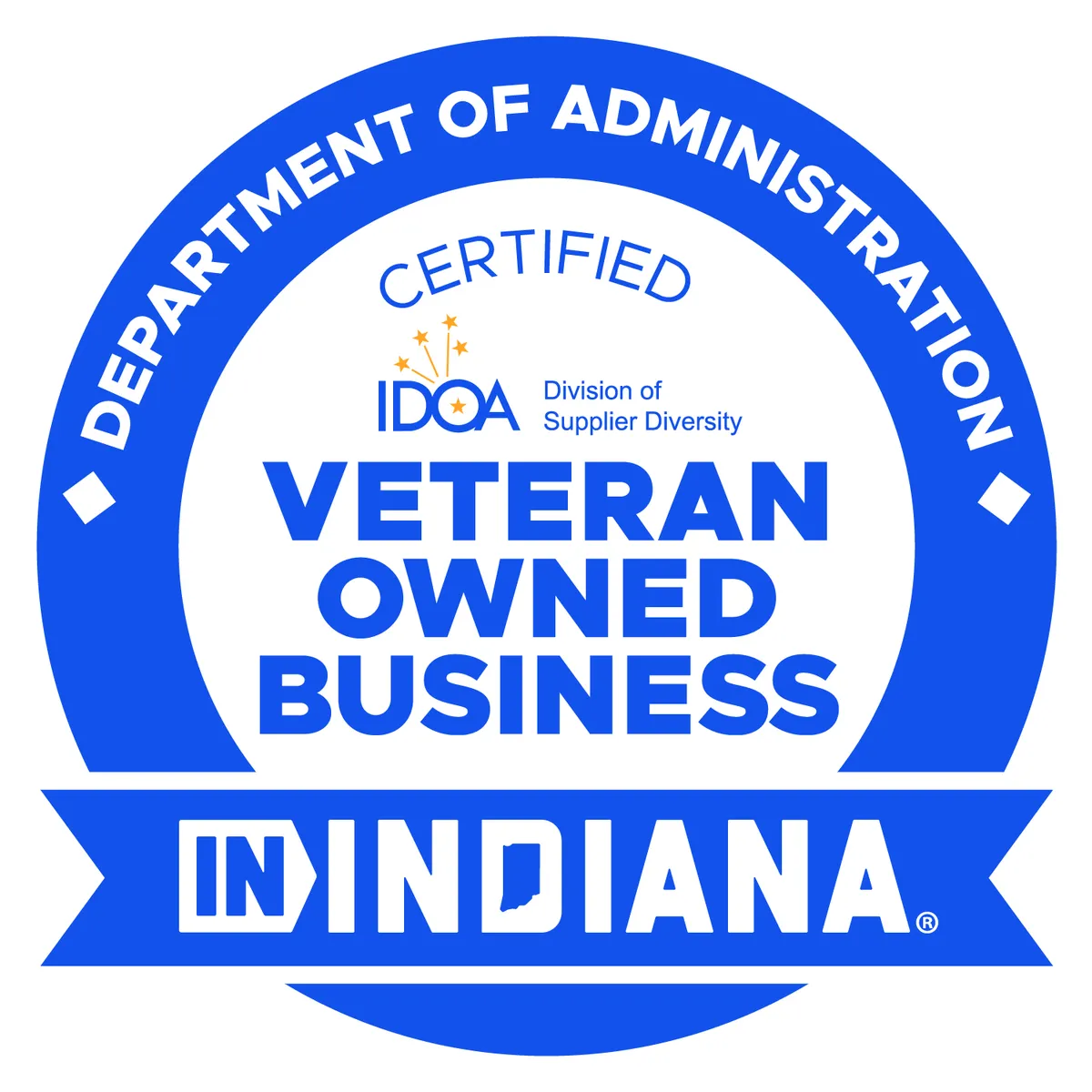 Indiana Veteran Owned Business Certificate Logo